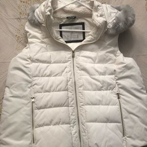 White Calvin Klein Bubble Vest